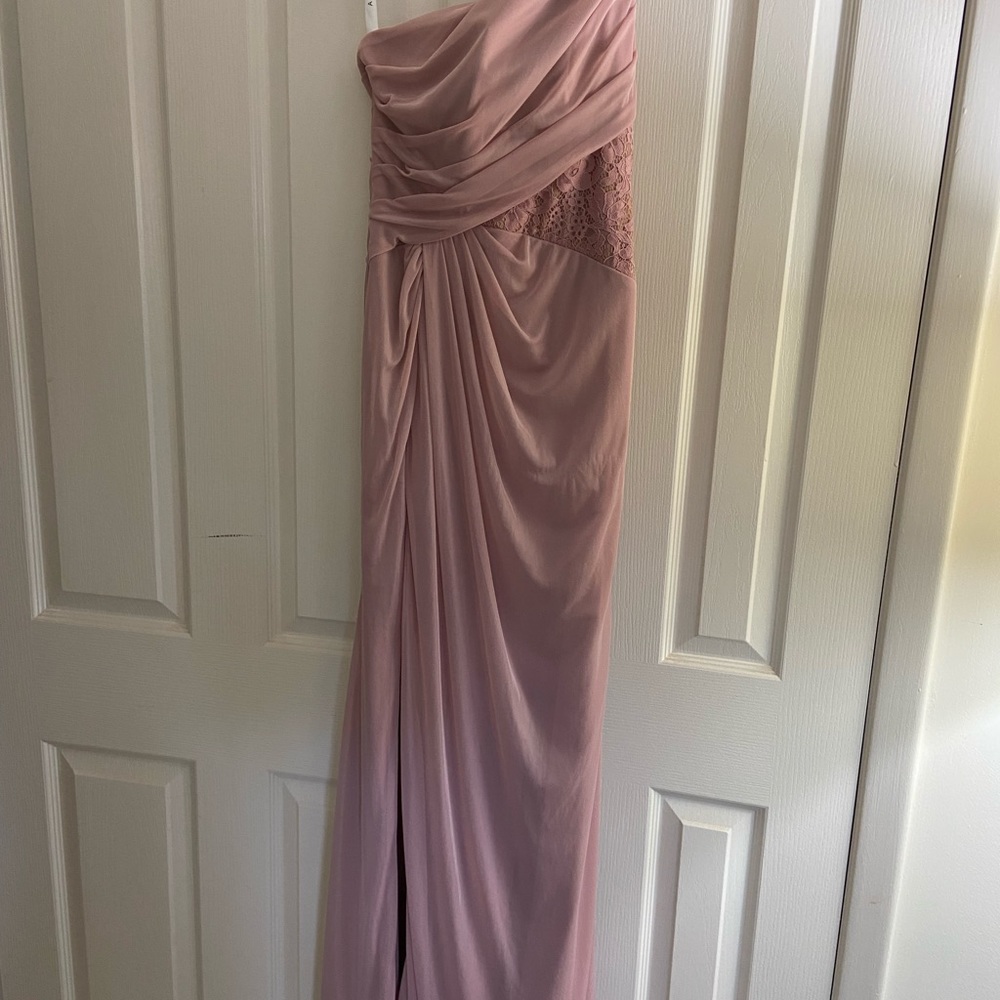 Unaltered/Perfect Condition Blush Bridesmaid Dress - image 8